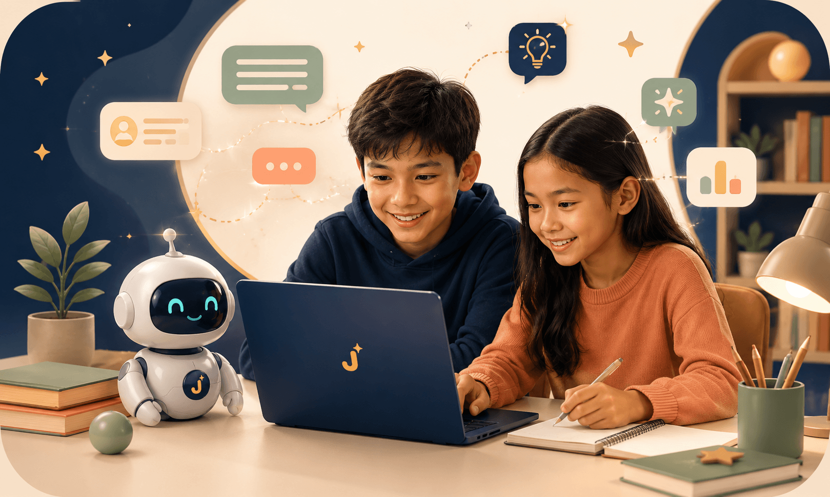 Students learning to use ChatGPT and Gemini responsibly